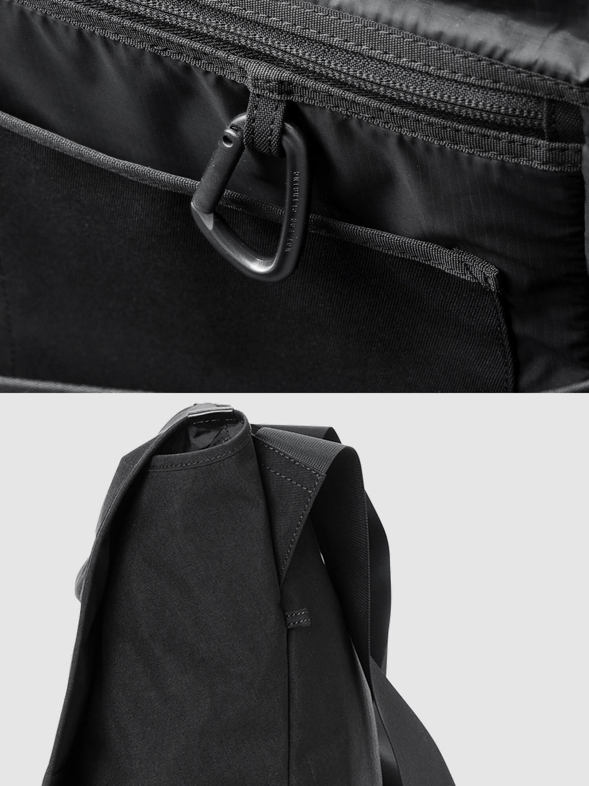 CORDURA®×レザー コンビメッセンジャーバッグ Large