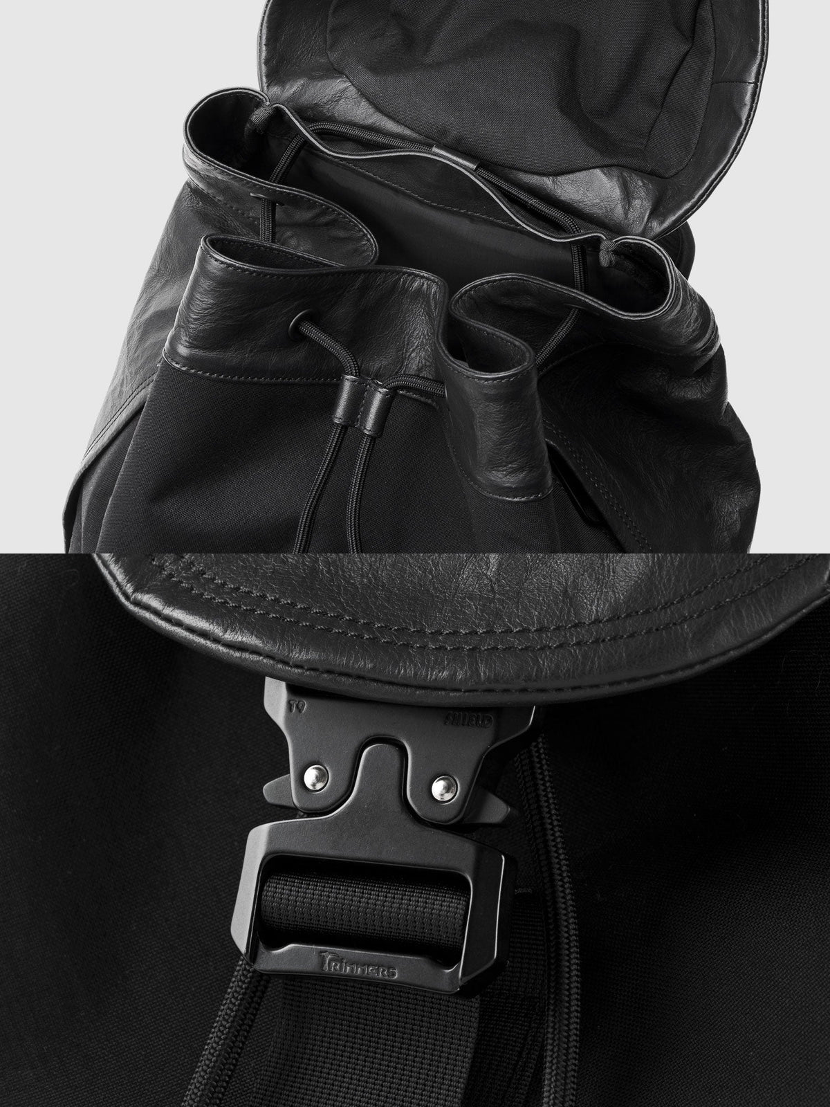 NYLON×LEATHER BACKPACK SF M 010