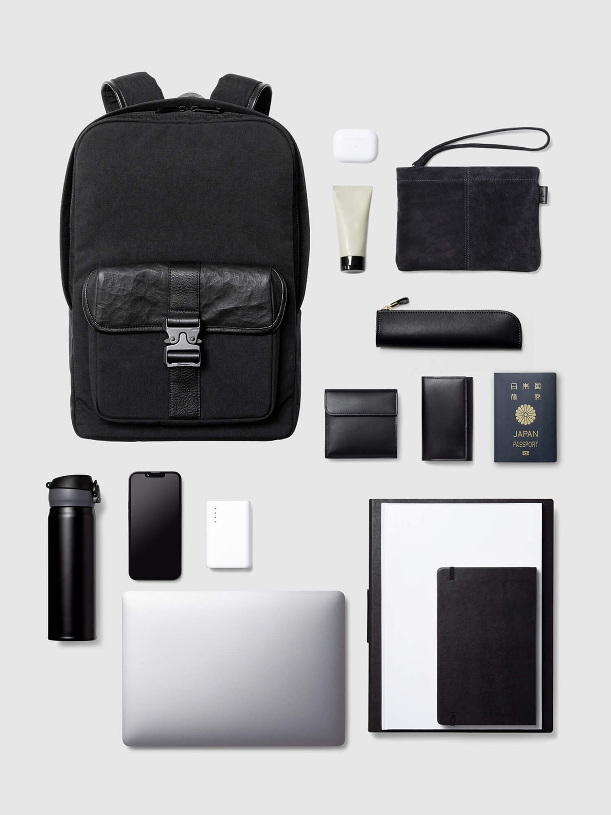 NYLON×LEATHER BACKPACK SL 016