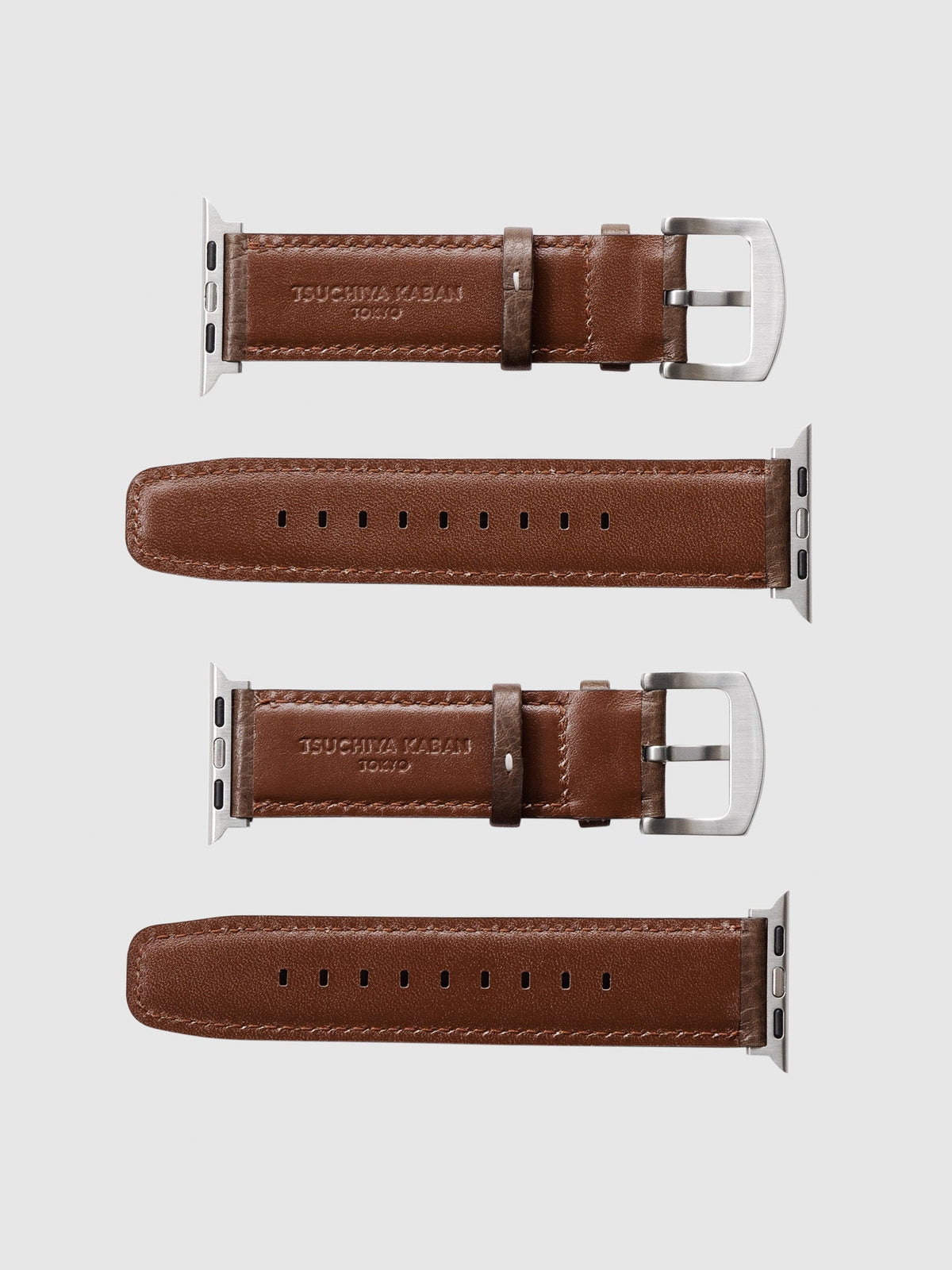 【数量限定型】レザーウォッチバンド Apple Watch用 (バケッタミリングレザー)