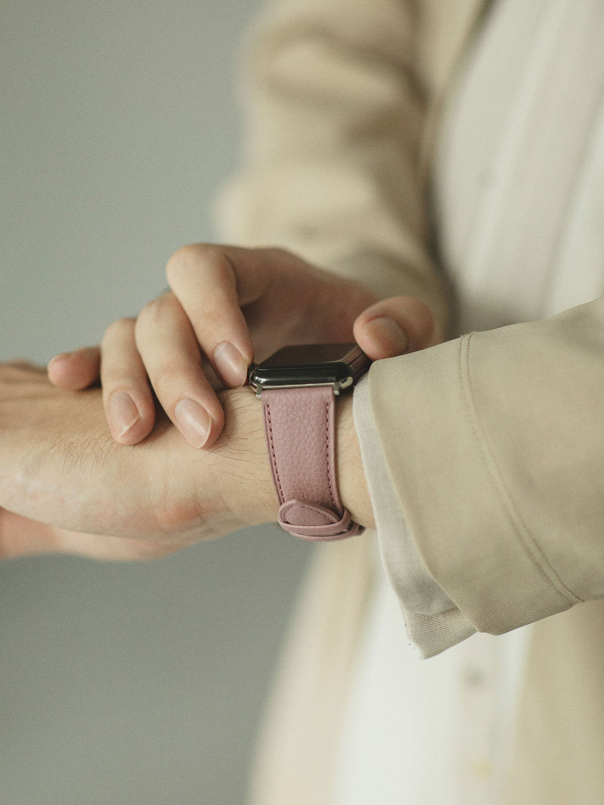 【数量限定色】レザーウォッチバンド Apple Watch用（ミディアムグレインレザー）