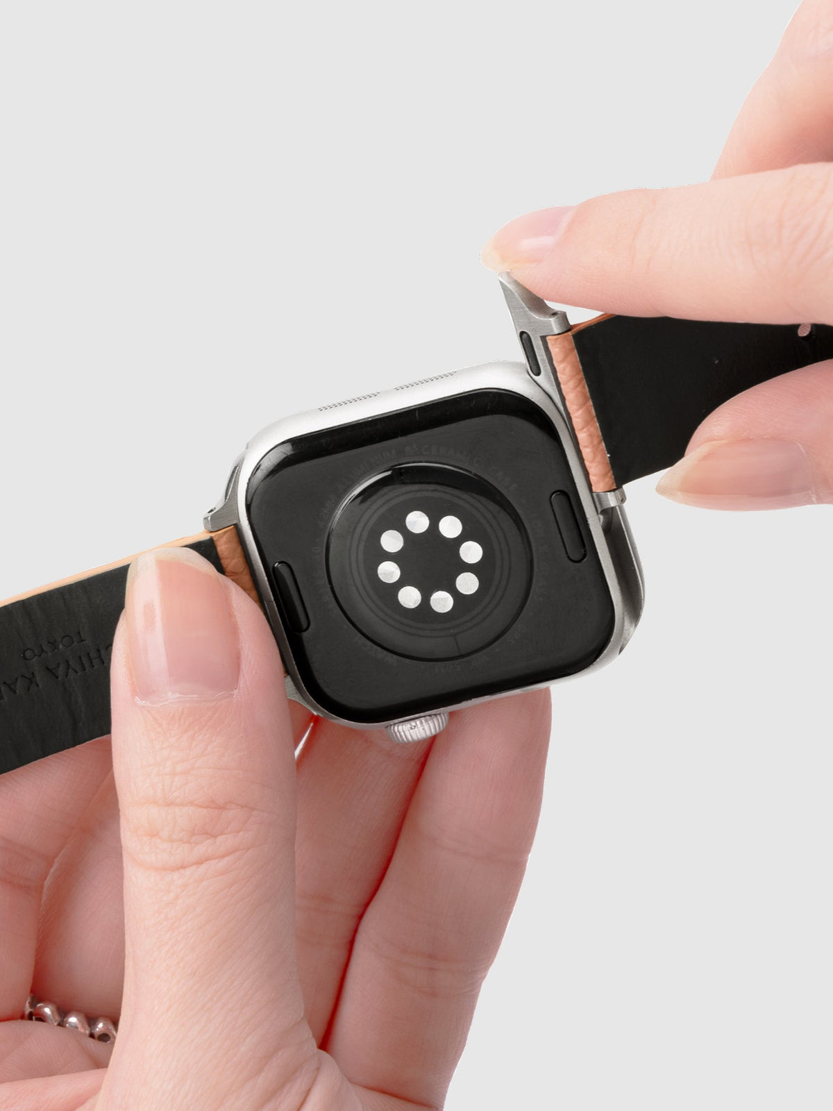 レザーウォッチバンド Apple Watch用 トレ S(ファインエンボスドレザー)
